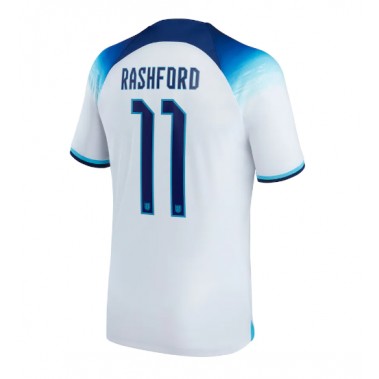 Engleska Marcus Rashford #11 Koszulka Podstawowa MŚ 2022 Krótki Rękaw