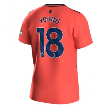 Everton Ashley Young #18 Koszulka Wyjazdowa 2023-24 Krótki Rękaw