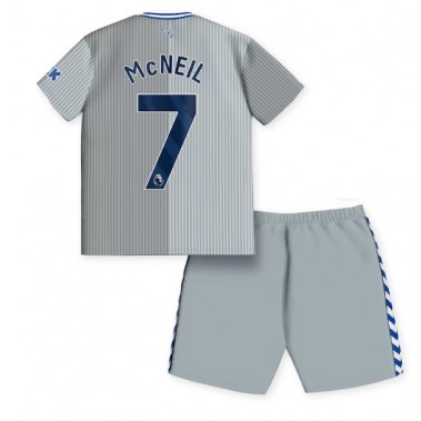 Everton Dwight McNeil #7 Koszulka Trzecia dzieci 2023-24 Krótki Rękaw (+ krótkie spodenki)