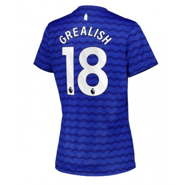 Everton Jack Grealish #18 Koszulka Podstawowa damskie 2025-26 Krótki Rękaw Everton Jack Grealish #18 Koszulka Podstawowa damskie 2025-26 Krótki Rękaw