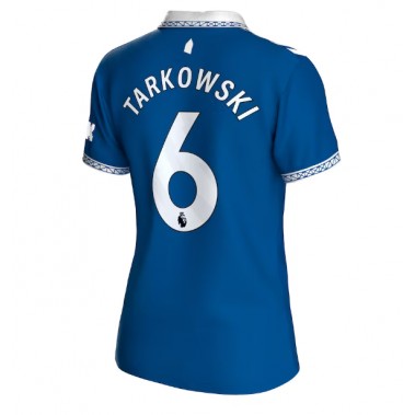 Everton James Tarkowski #6 Koszulka Podstawowa damskie 2023-24 Krótki Rękaw