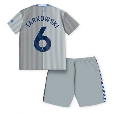 Everton James Tarkowski #6 Koszulka Trzecia dzieci 2023-24 Krótki Rękaw (+ krótkie spodenki)
