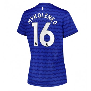 Everton Vitaliy Mykolenko #16 Koszulka Podstawowa damskie 2025-26 Krótki Rękaw Everton Vitaliy Mykolenko #16 Koszulka Podstawowa damskie 2025-26 Krótki Rękaw