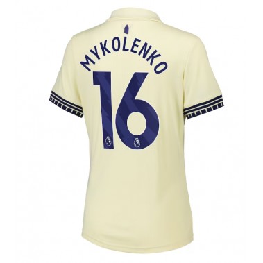 Everton Vitaliy Mykolenko #16 Koszulka Wyjazdowa damskie 2025-26 Krótki Rękaw Everton Vitaliy Mykolenko #16 Koszulka Wyjazdowa damskie 2025-26 Krótki Rękaw