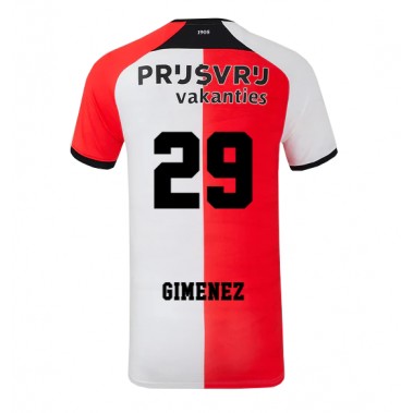 Feyenoord Santiago Gimenez #29 Koszulka Podstawowa 2024-25 Krótki Rękaw