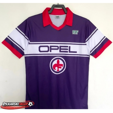 Fiorentina 1983-1985 Koszulka Retro Podstawowa Krótki Rękaw