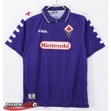 Fiorentina 1998-1999 Koszulka Retro Podstawowa Krótki Rękaw