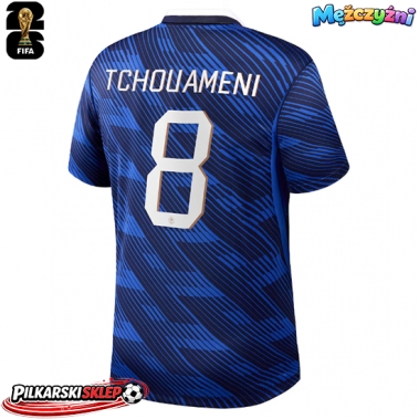 Francja Aurelien Tchouameni #8 Koszulka Podstawowa MŚ 2026 Krótki Rękaw