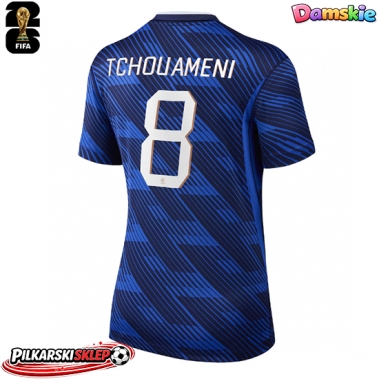 Francja Aurelien Tchouameni #8 Koszulka Podstawowa damskie MŚ 2026 Krótki Rękaw