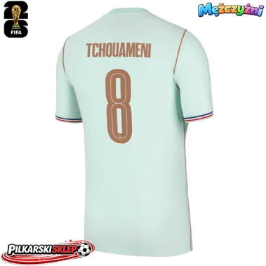 Francja Aurelien Tchouameni #8 Koszulka Wyjazdowa MŚ 2026 Krótki Rękaw
