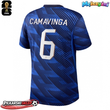 Francja Eduardo Camavinga #6 Koszulka Podstawowa MŚ 2026 Krótki Rękaw