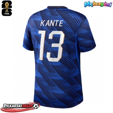 Francja Kante #13 Koszulka Podstawowa MŚ 2026 Krótki Rękaw