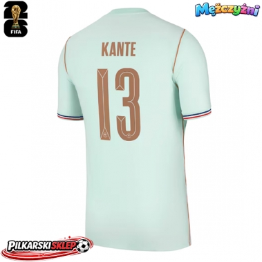 Francja Kante #13 Koszulka Wyjazdowa MŚ 2026 Krótki Rękaw