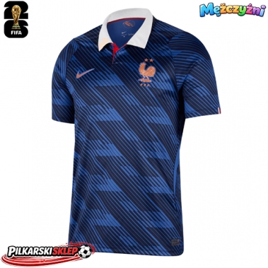 Francja Koszulka Podstawowa MŚ 2026 Krótki Rękaw