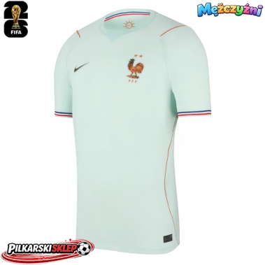 Francja Koszulka Wyjazdowa MŚ 2026 Krótki Rękaw