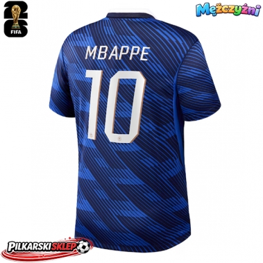 Francja Kylian Mbappe #10 Koszulka Podstawowa MŚ 2026 Krótki Rękaw