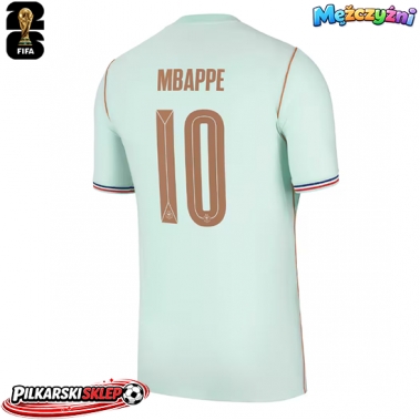 Francja Kylian Mbappe #10 Koszulka Wyjazdowa MŚ 2026 Krótki Rękaw