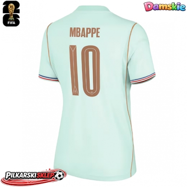 Francja Kylian Mbappe #10 Koszulka Wyjazdowa damskie MŚ 2026 Krótki Rękaw