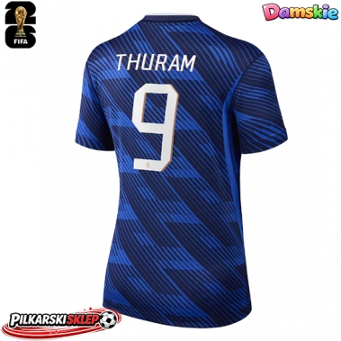 Francja Marcus Thuram #9 Koszulka Podstawowa damskie MŚ 2026 Krótki Rękaw