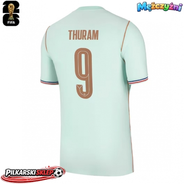 Francja Marcus Thuram #9 Koszulka Wyjazdowa MŚ 2026 Krótki Rękaw