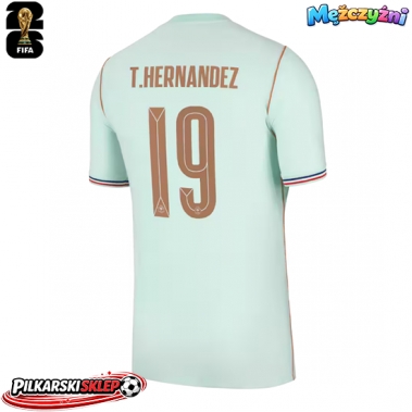 Francja Theo Hernandez #19 Koszulka Wyjazdowa MŚ 2026 Krótki Rękaw