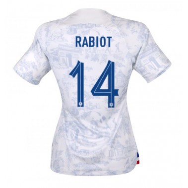 Francuska Adrien Rabiot #14 Koszulka Wyjazdowa damskie MŚ 2022 Krótki Rękaw