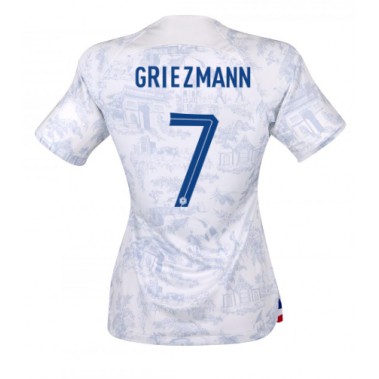 Francuska Antoine Griezmann #7 Koszulka Wyjazdowa damskie MŚ 2022 Krótki Rękaw