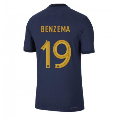 Francuska Karim Benzema #19 Koszulka Podstawowa MŚ 2022 Krótki Rękaw