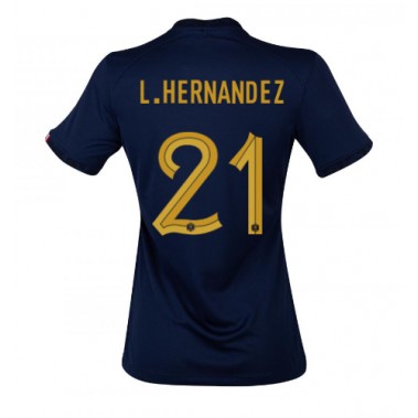Francuska Lucas Hernandez #21 Koszulka Podstawowa damskie MŚ 2022 Krótki Rękaw