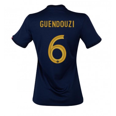 Francuska Matteo Guendouzi #6 Koszulka Podstawowa damskie MŚ 2022 Krótki Rękaw
