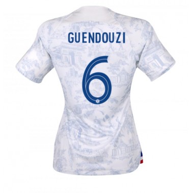 Francuska Matteo Guendouzi #6 Koszulka Wyjazdowa damskie MŚ 2022 Krótki Rękaw