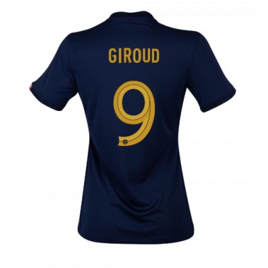 Francuska Olivier Giroud #9 Koszulka Podstawowa damskie MŚ 2022 Krótki Rękaw