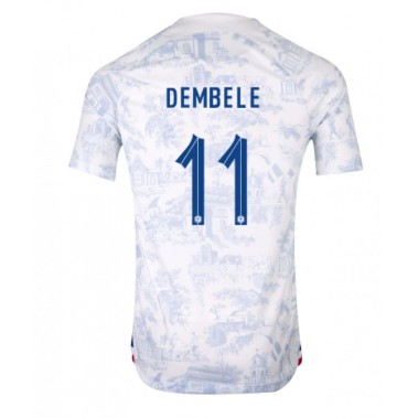 Francuska Ousmane Dembele #11 Koszulka Wyjazdowa MŚ 2022 Krótki Rękaw