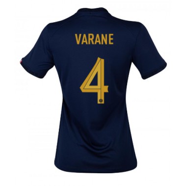 Francuska Raphael Varane #4 Koszulka Podstawowa damskie MŚ 2022 Krótki Rękaw