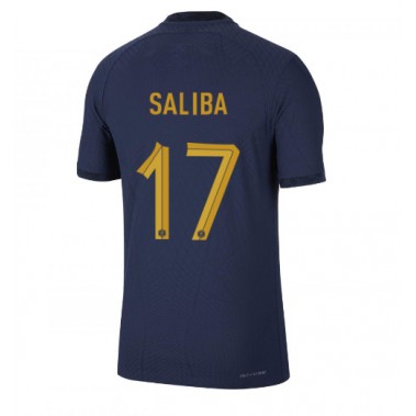 Francuska William Saliba #17 Koszulka Podstawowa MŚ 2022 Krótki Rękaw