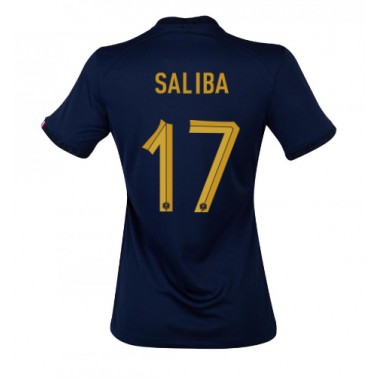 Francuska William Saliba #17 Koszulka Podstawowa damskie MŚ 2022 Krótki Rękaw