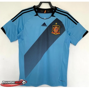 Hiszpania 2012 Koszulka Retro Wyjazdowa Krótki Rękaw