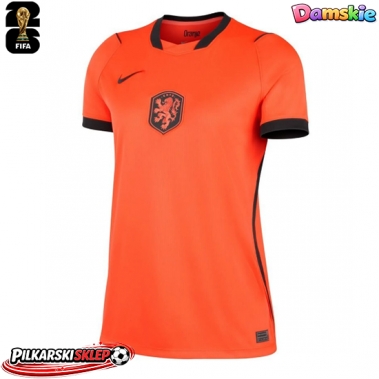 Holandia Koszulka Podstawowa damskie MŚ 2026 Krótki Rękaw