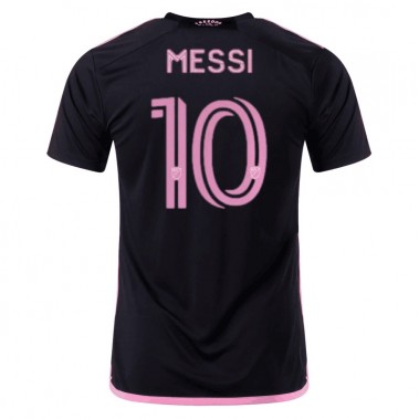 Inter Miami Lionel Messi #10 Koszulka Wyjazdowa 2023-24 Krótki Rękaw