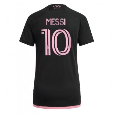 Inter Miami Lionel Messi #10 Koszulka Wyjazdowa damskie 2023-24 Krótki Rękaw