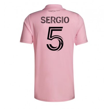 Inter Miami Sergio Busquets #5 Koszulka Podstawowa 2023-24 Krótki Rękaw