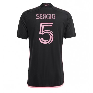 Inter Miami Sergio Busquets #5 Koszulka Wyjazdowa 2023-24 Krótki Rękaw