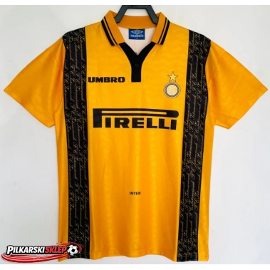 Inter Milan 1996-1997 Koszulka Retro Trzecia Krótki Rękaw