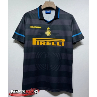 Inter Milan 1997-1998 Koszulka Retro Trzecia Krótki Rękaw