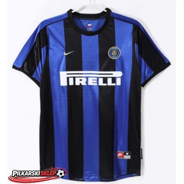 Inter Milan 1999-2000 Koszulka Retro Podstawowa Krótki Rękaw