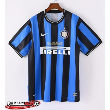 Inter Milan 2009-2010 Koszulka Retro Podstawowa Krótki Rękaw