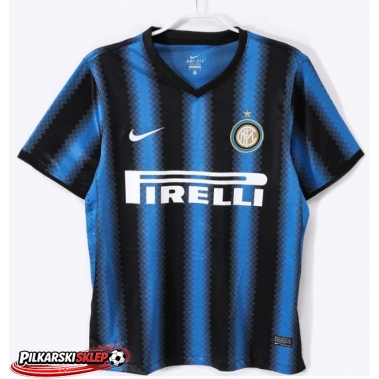 Inter Milan 2010-2011 Koszulka Retro Podstawowa Krótki Rękaw