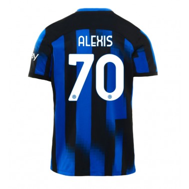 Inter Milan Alexis Sanchez #70 Koszulka Podstawowa 2023-24 Krótki Rękaw