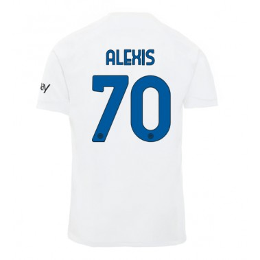 Inter Milan Alexis Sanchez #70 Koszulka Wyjazdowa 2023-24 Krótki Rękaw