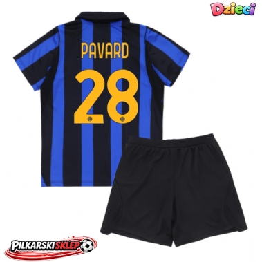 Inter Milan Benjamin Pavard #28 Koszulka Podstawowa dzieci 2026-27 Krótki Rękaw (+ krótkie spodenki)